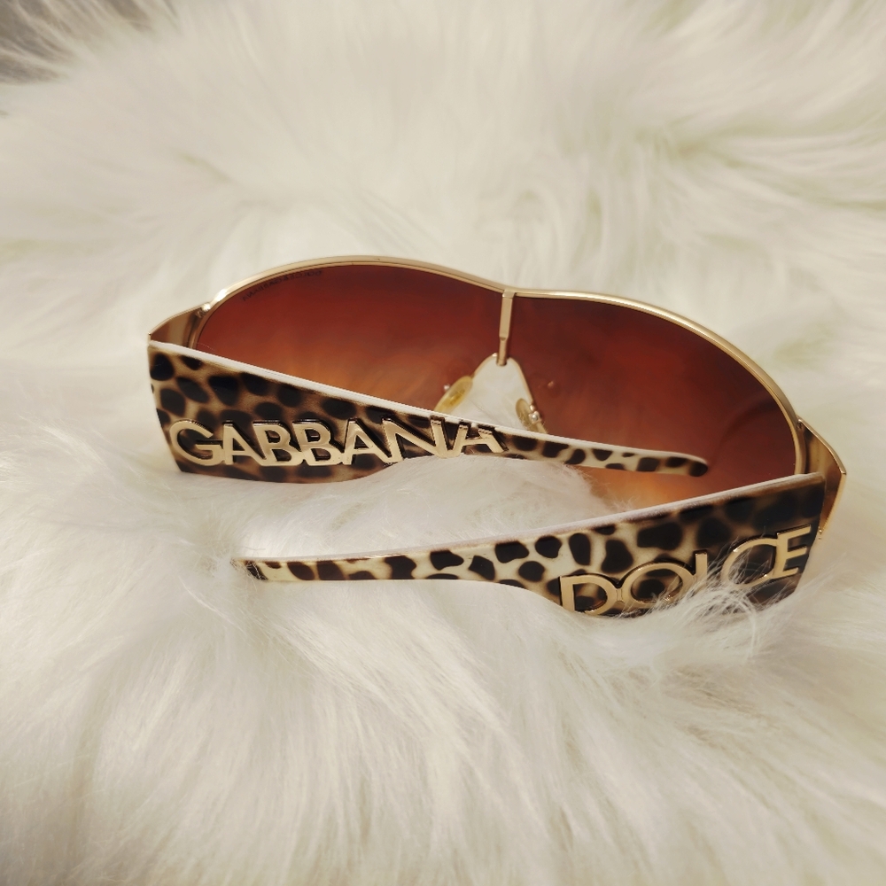 Dolce & Gabbana Leopard Print Sunglasses